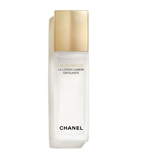 chanel sublimage lotion lumiere exfoliante|Chanel sublimage la creme 5ml.